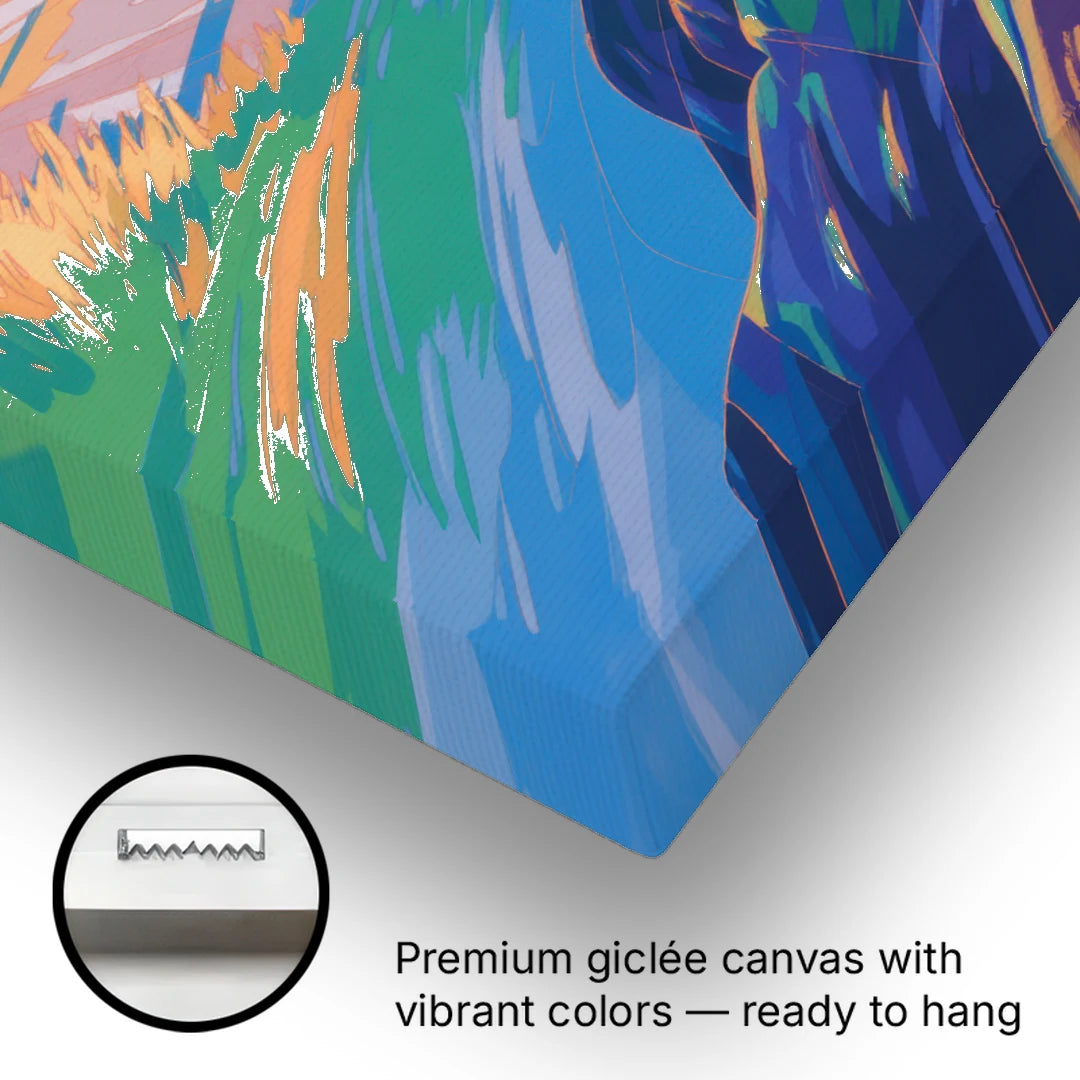 Tofino Coastline - Canvas Wall Art - Gallery Wrap Corner
