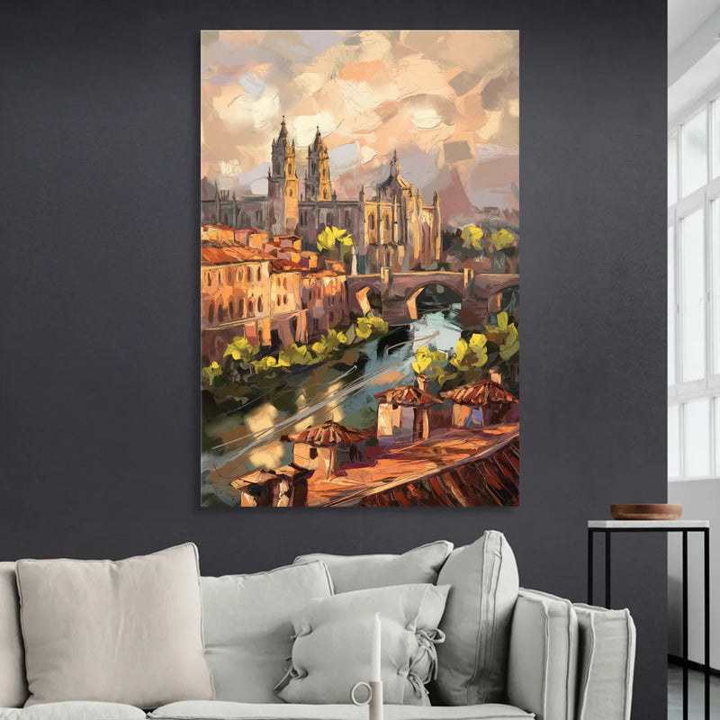 Toledo Historic Downtown Living Room - Canvas Wall Art