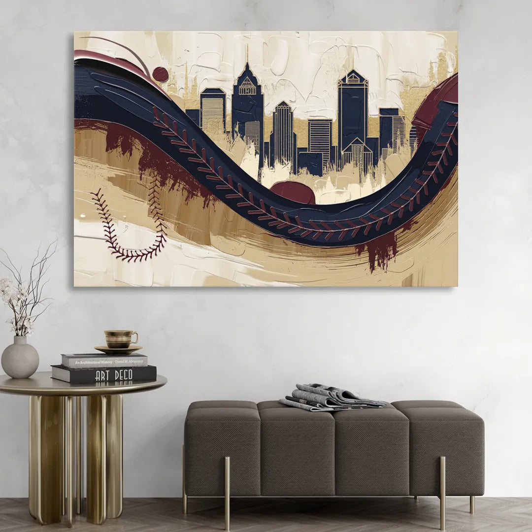 Toledo Mud Hens Baseball Living Room - Canvas Wall Art