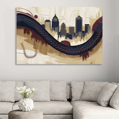 Toledo Mud Hens Baseball Sitting Room - Canvas Wall Art