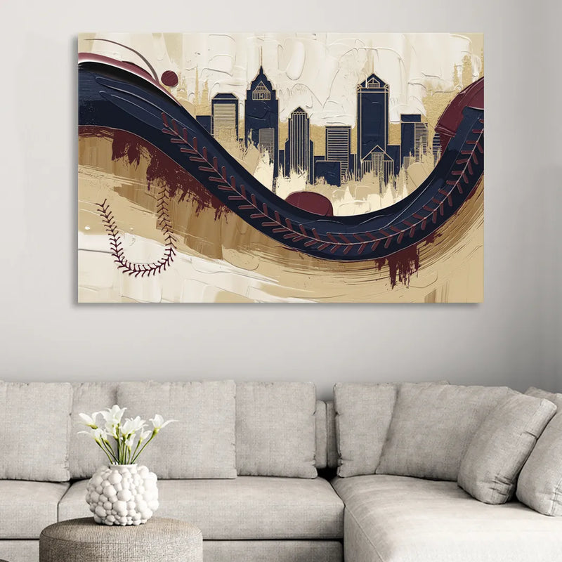 Toledo Mud Hens Baseball Sitting Room - Canvas Wall Art
