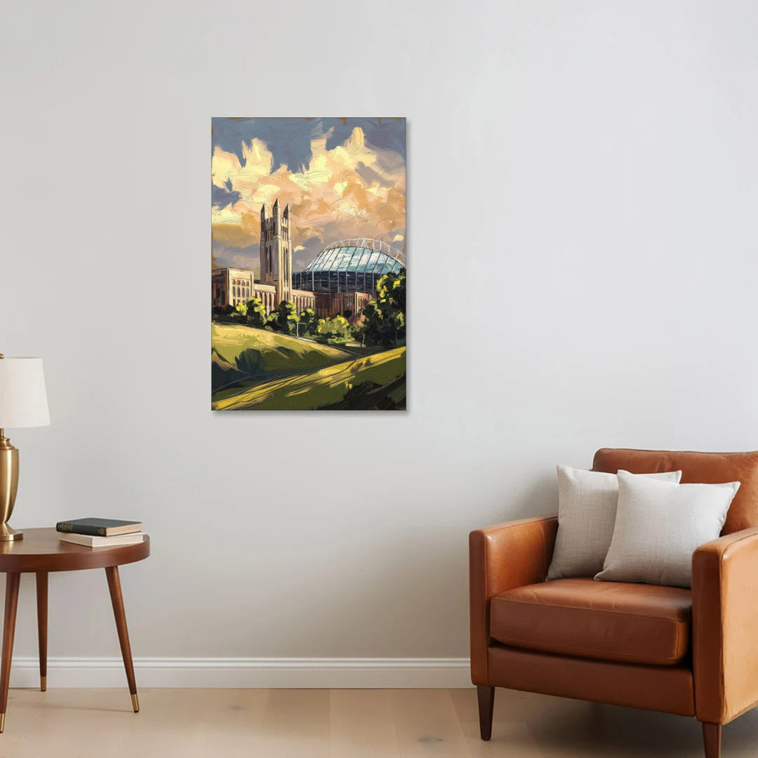 Toledo University Spirit - Canvas Wall Art - Sofa - 24x36