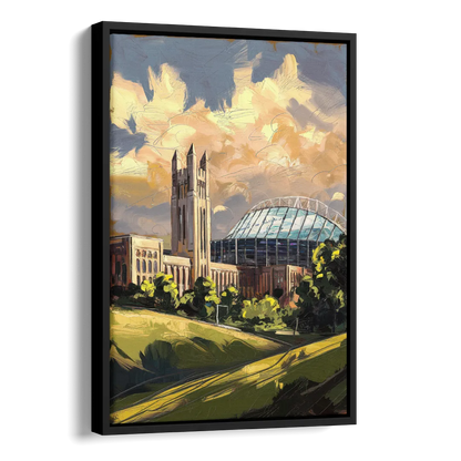 Toledo University Spirit Side - Black Canvas Wall Art