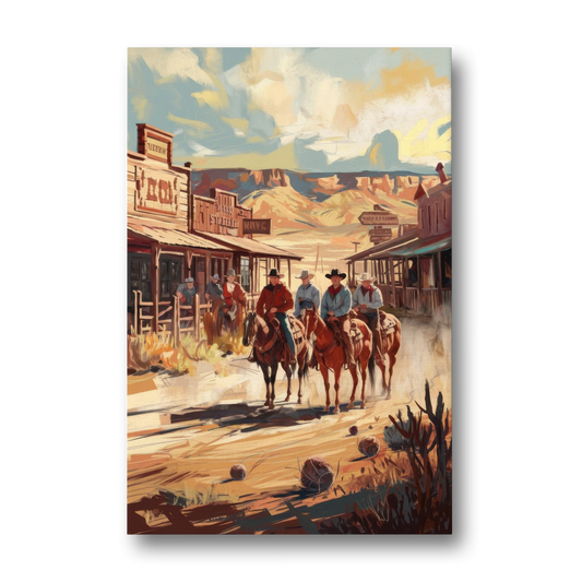 Tombstone Arizona Frontier - Canvas Wall Art - Front