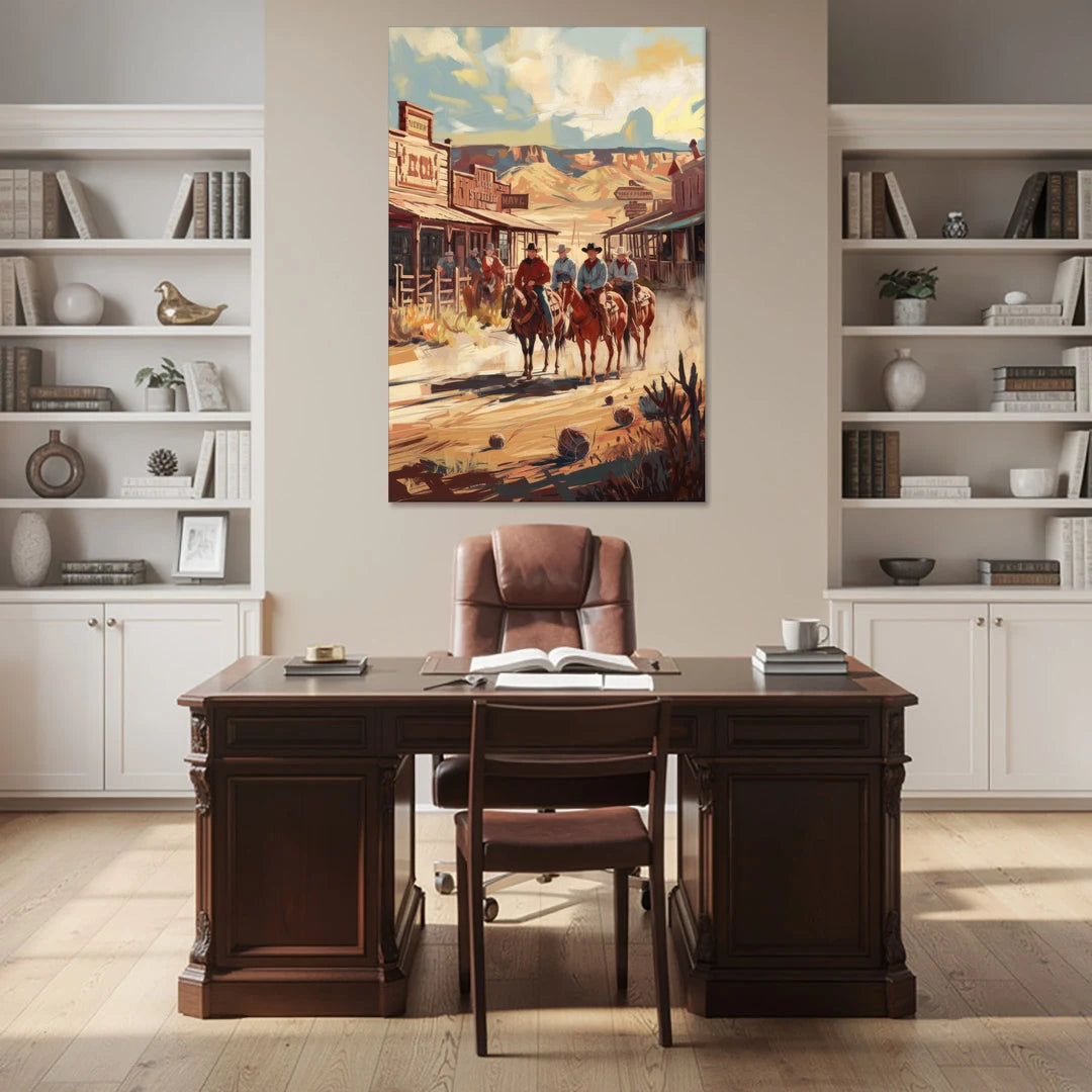 Tombstone Arizona Frontier - Canvas Wall Art - Office - 40x60