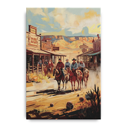 Tombstone Arizona Frontier Front - Canvas Wall Art