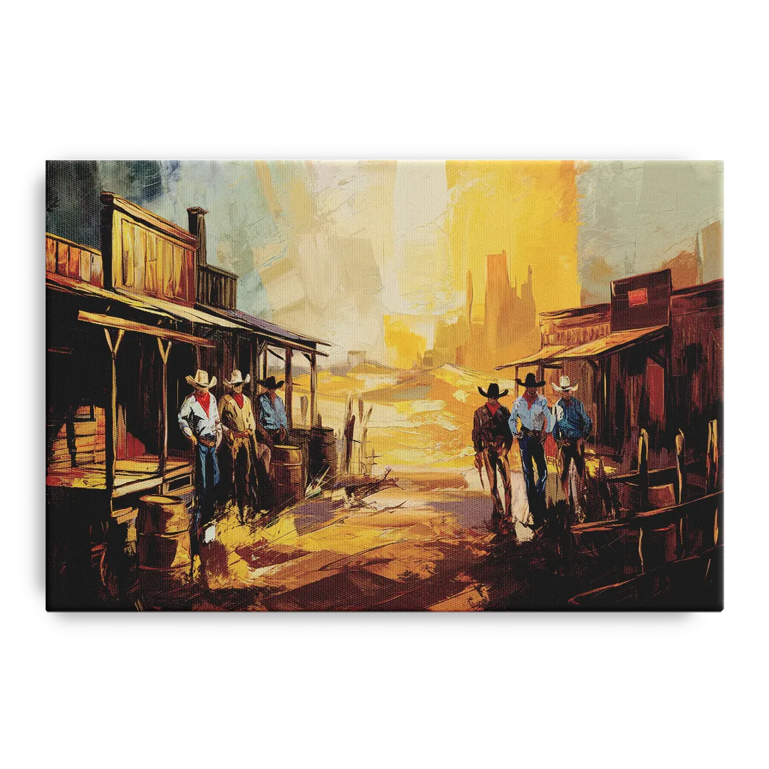 Tombstone Historic Landmarks Front - Canvas Wall Art