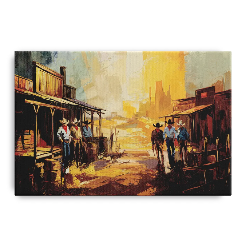 Tombstone Historic Landmarks Front - Canvas Wall Art