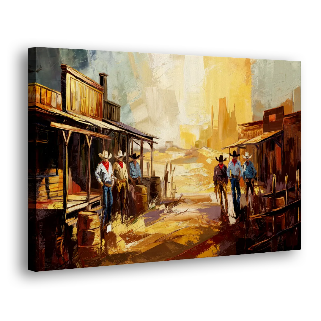 Tombstone Historic Landmarks Side - Canvas Wall Art