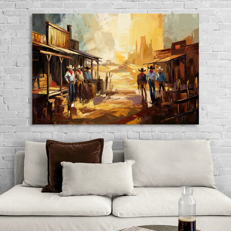 Tombstone Historic Landmarks Living Room - Canvas Wall Art
