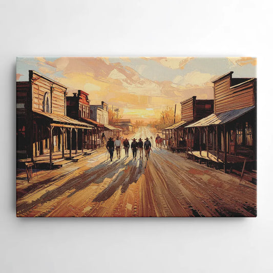 Tombstone Historic Main Street - Canvas Wall Art