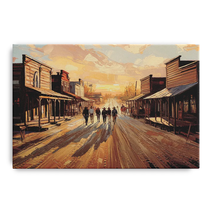 Tombstone Historic Main Street Front - Canvas Wall Art