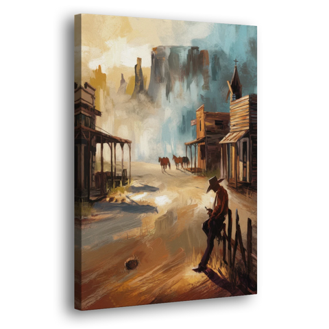 Tombstone Western Heritage - Canvas Wall Art - Side