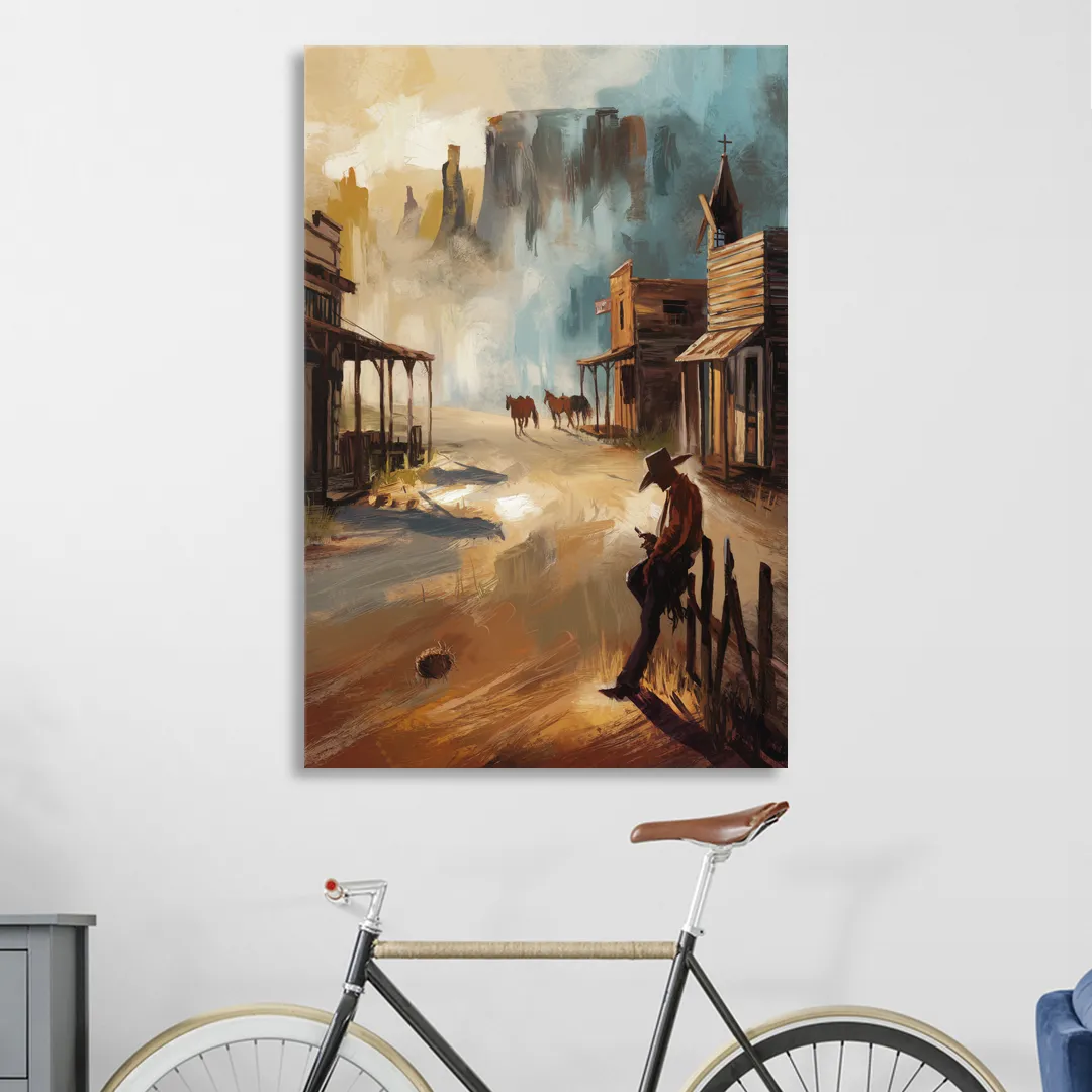 Tombstone Western Heritage Sitting Room - Canvas Wall Art