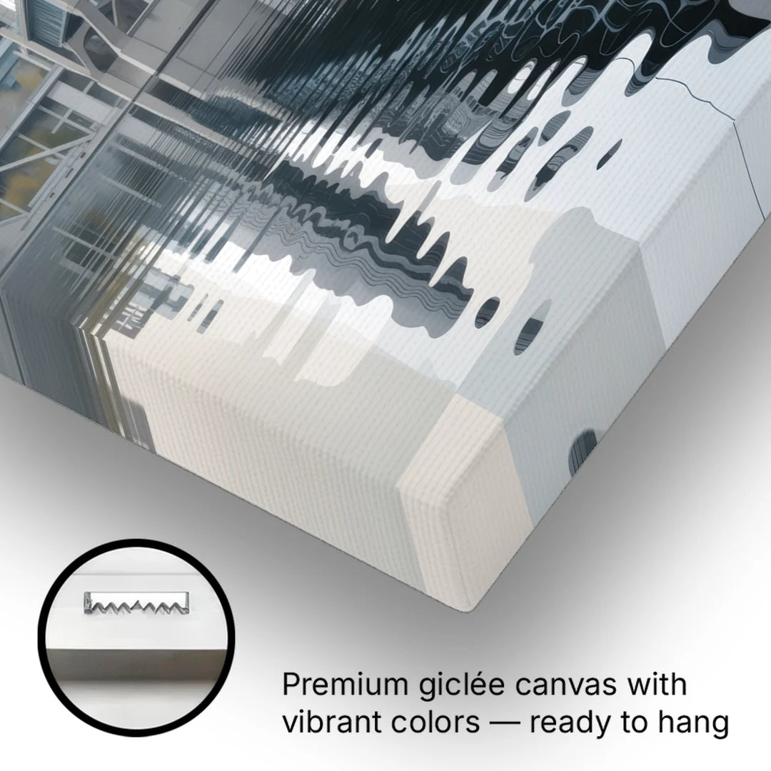 Toronto Cherry Street Bridge - Canvas Wall Art - Gallery Wrap Corner