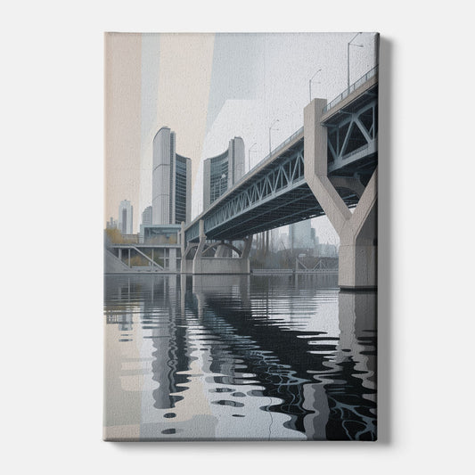 Toronto Cherry Street Bridge - Canvas Wall Art