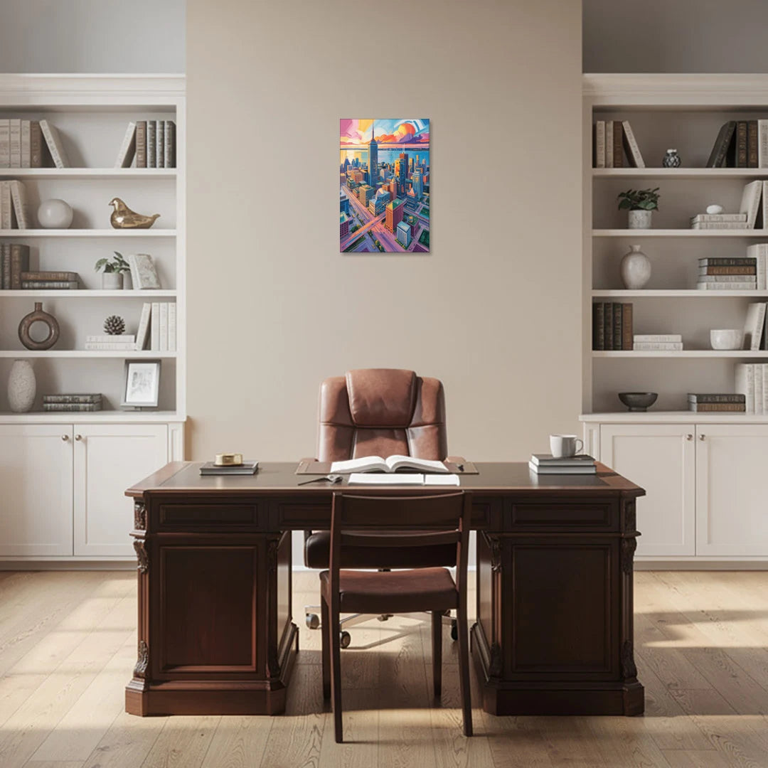 Toronto Financial District - Canvas Wall Art - Office - 16x24