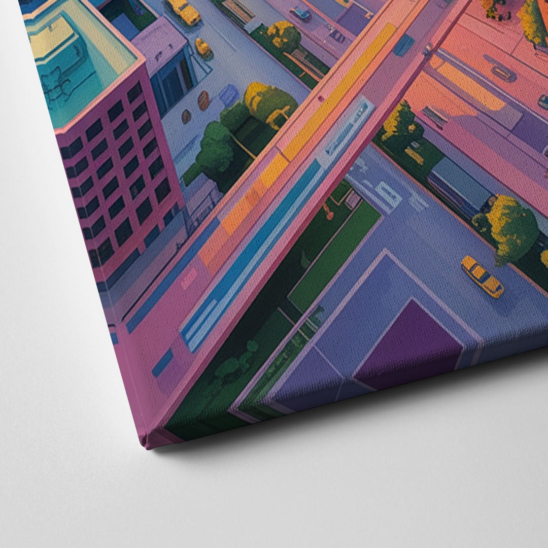 Toronto Financial District Canvas Close Up