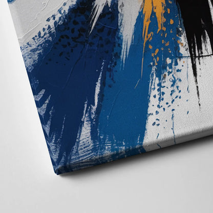 Toronto Maple Leafs Vibrant Abstract Wall Art Canvas Close Up