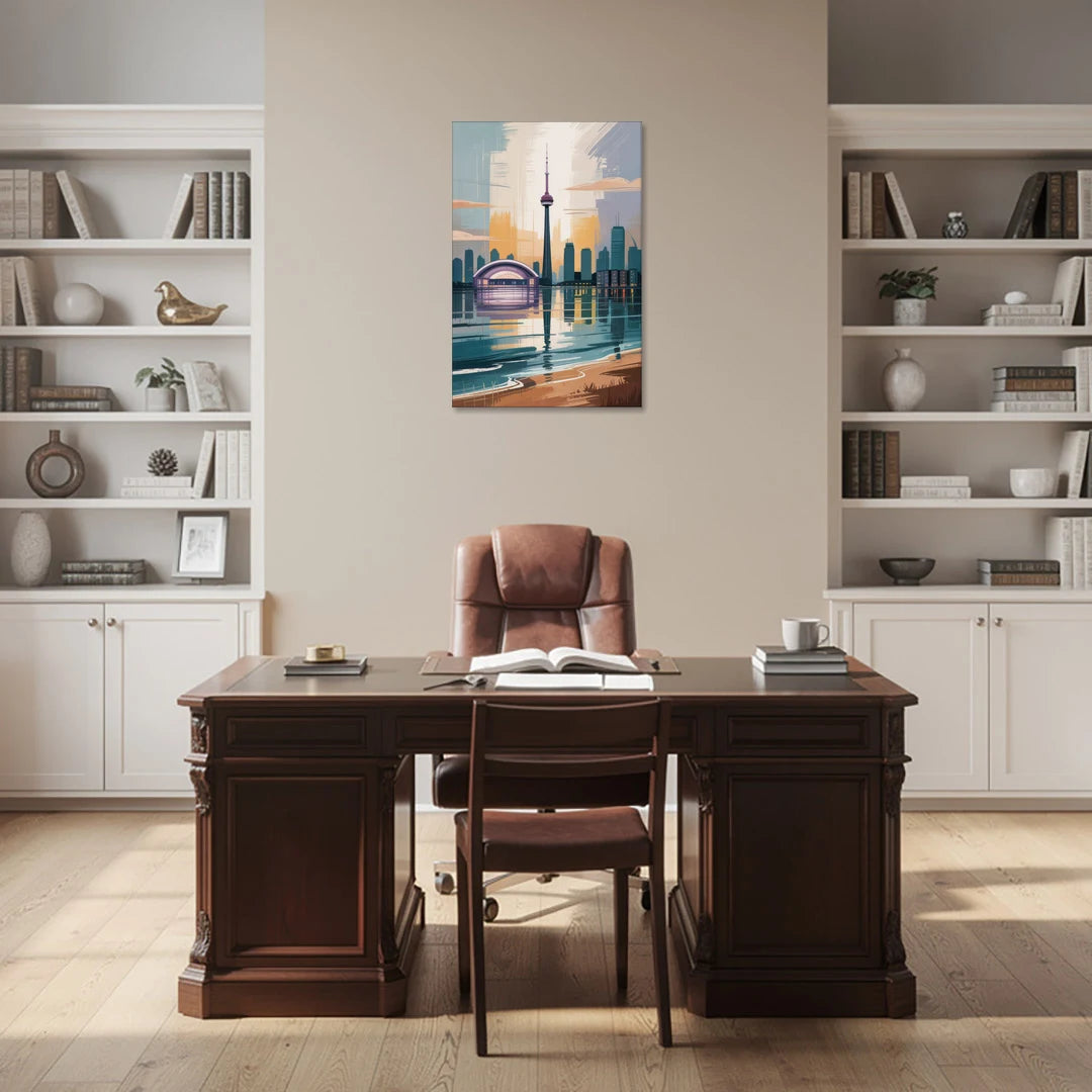 Toronto Waterfront - Canvas Wall Art - Office - 24x36