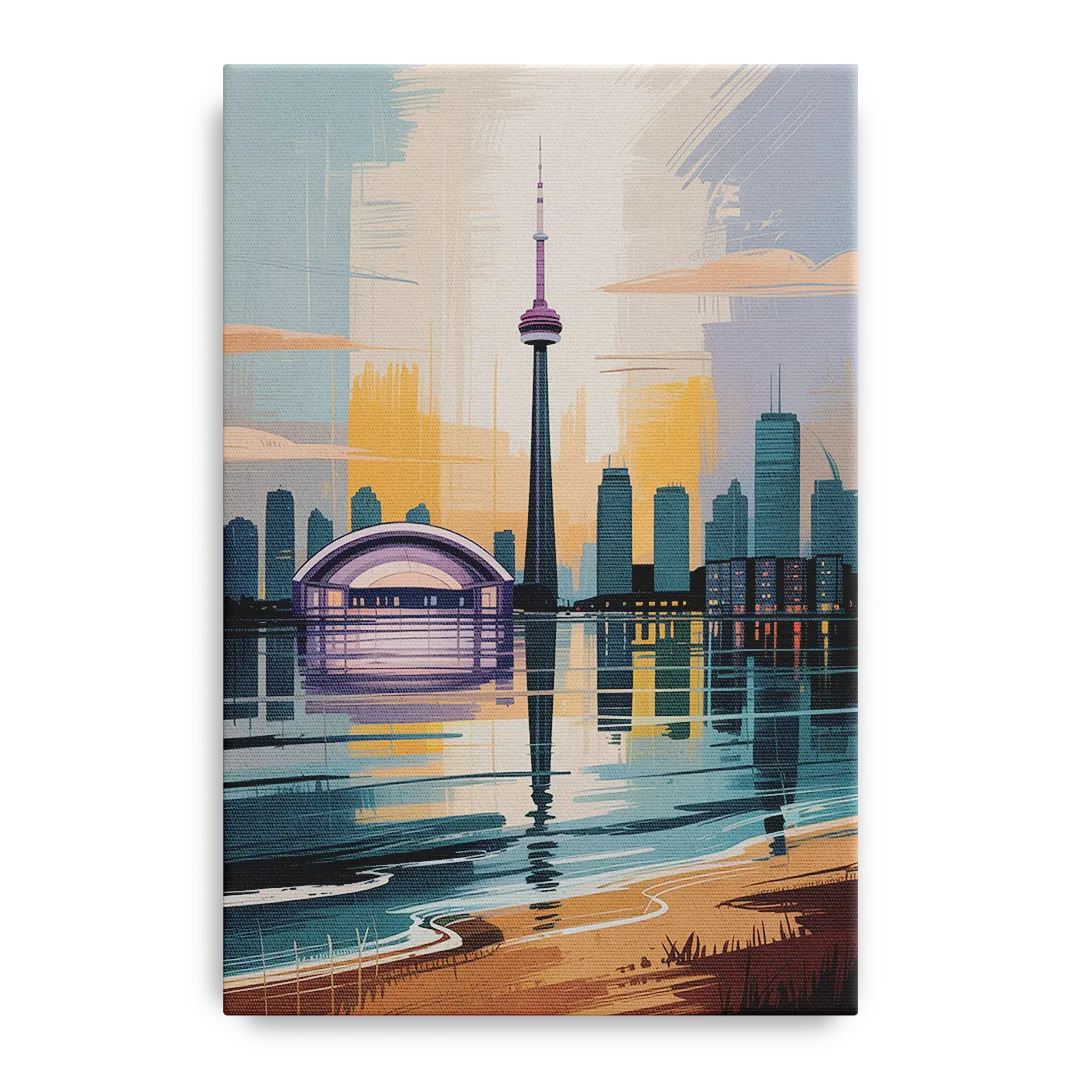 Toronto Waterfront Front - Canvas Wall Art