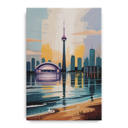 Toronto Waterfront Front - Canvas Wall Art