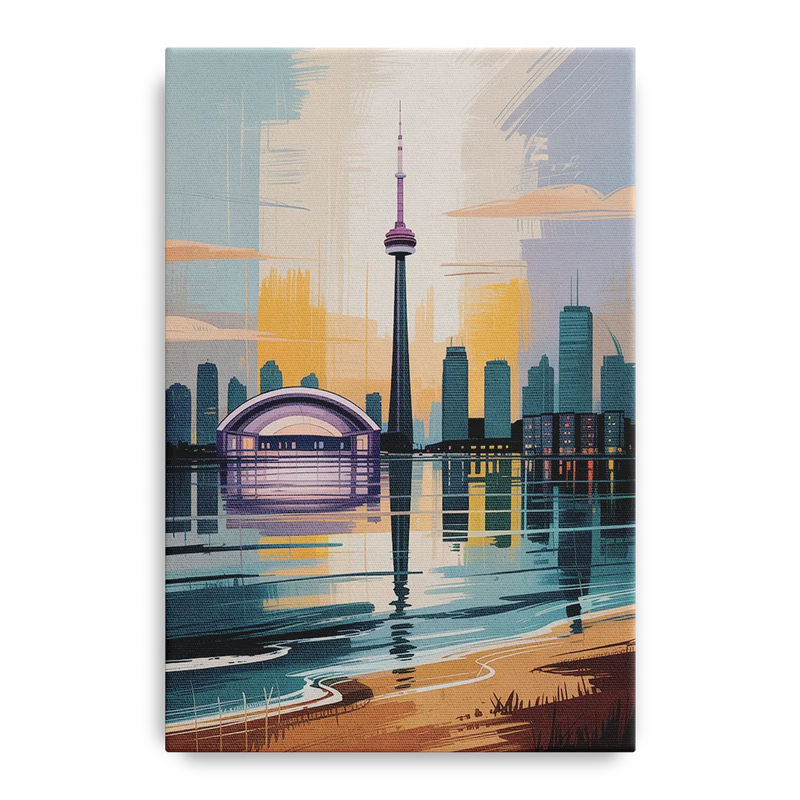 Toronto Waterfront Front - Canvas Wall Art