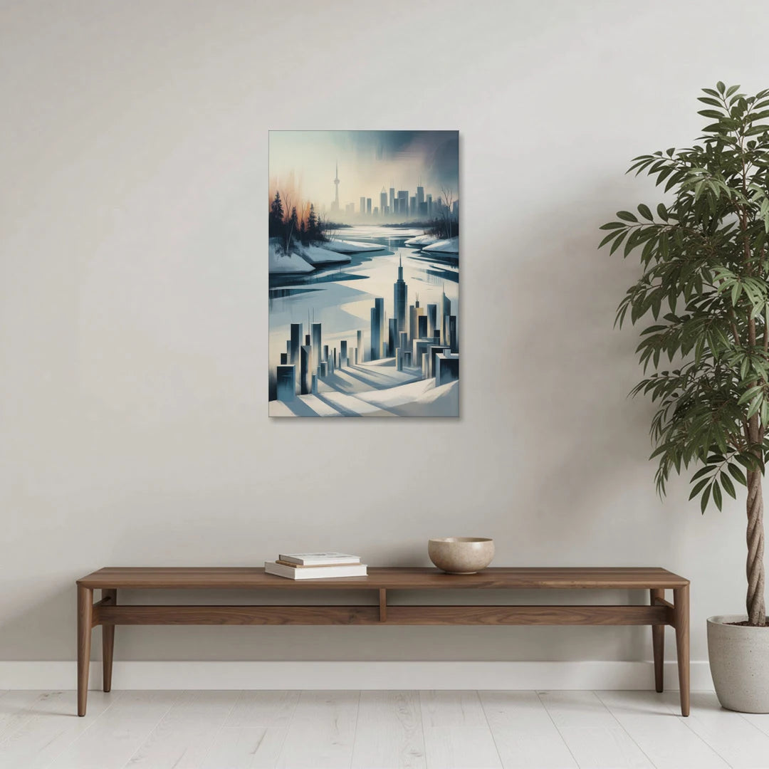 Toronto Winter Wonderland - Canvas Wall Art - Coffee Table - 24x36