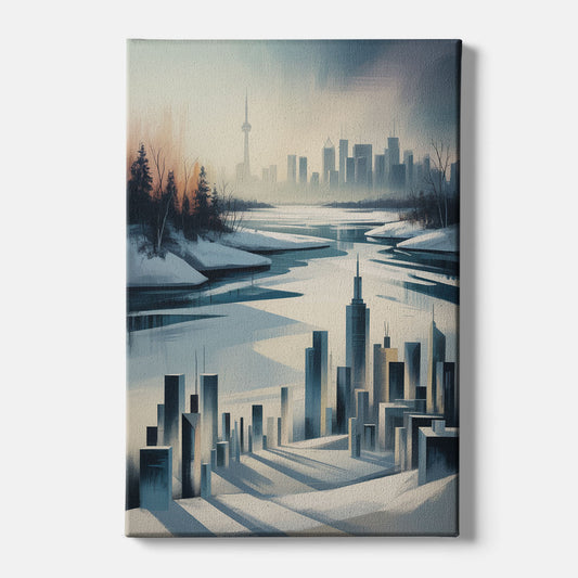 Toronto Winter Wonderland - Canvas Wall Art