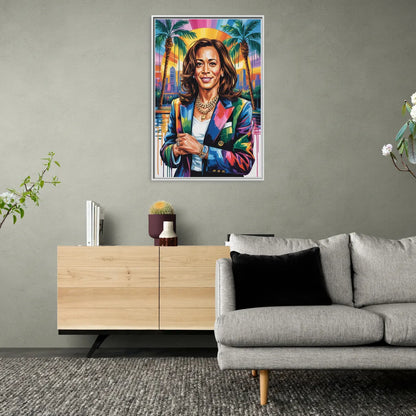 Trail Blaze - Living Room White Frame Canvas