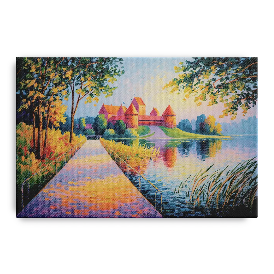 Trakai Castle Front - Canvas Wall Art