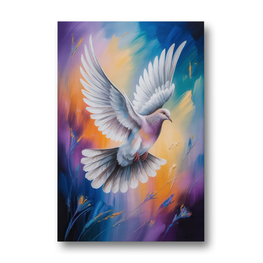 Tranquil Dove Peace - Canvas Wall Art - Front