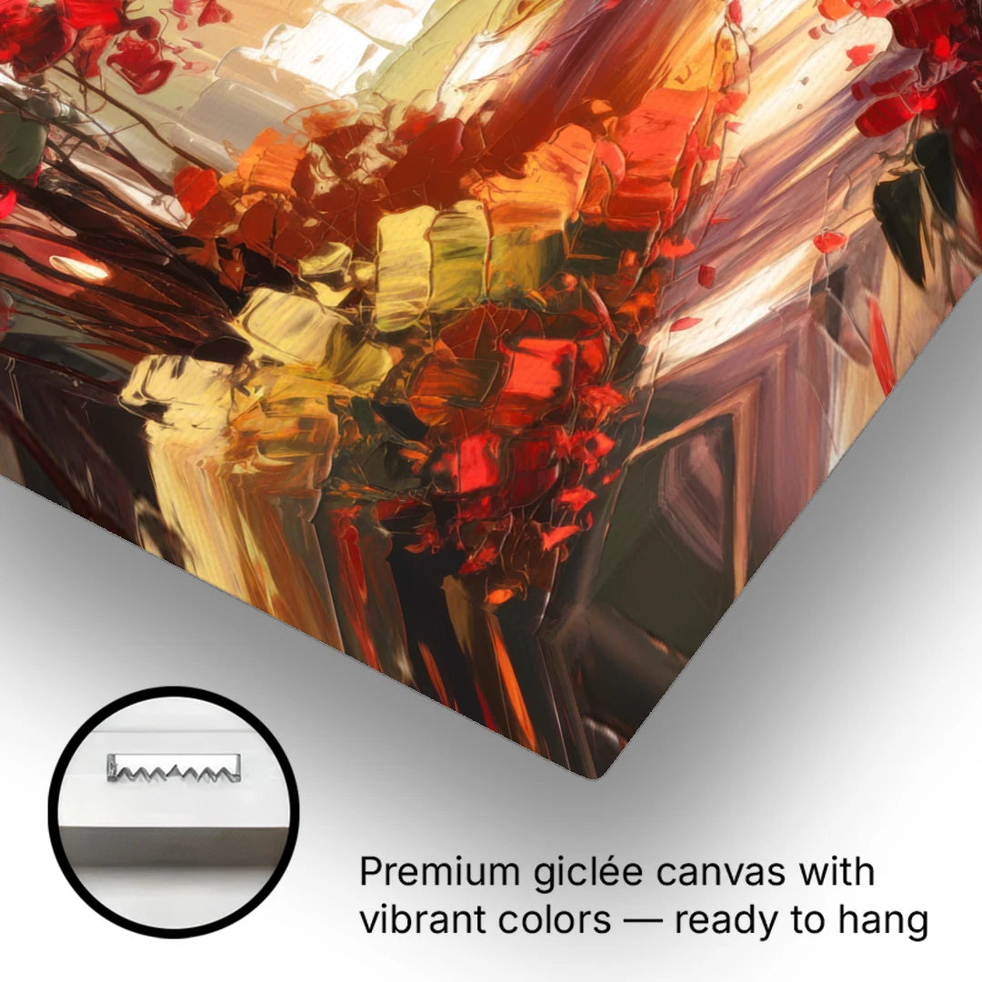 Traverse City Autumn Foliage - Canvas Wall Art - Gallery Wrap Corner