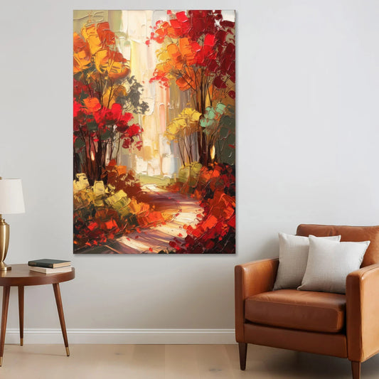 Traverse City Autumn Foliage - Canvas Wall Art - Sofa - 40x60