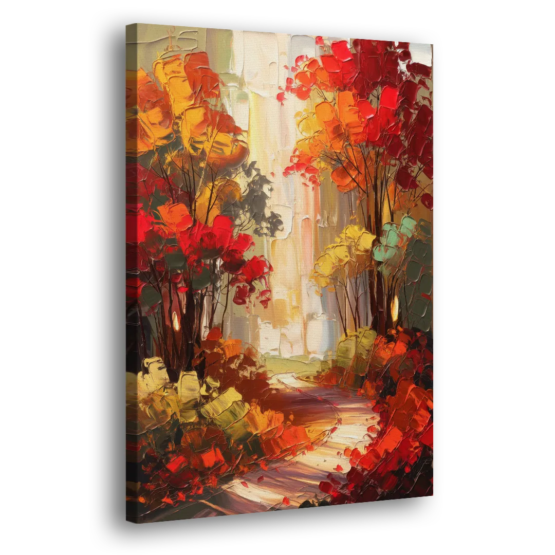 Traverse City Autumn Foliage Side - Canvas Wall Art