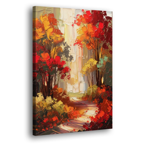 Traverse City Autumn Foliage - Canvas Wall Art