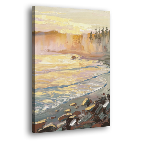 Traverse City Coastal Sunrise - Canvas Wall Art - Side