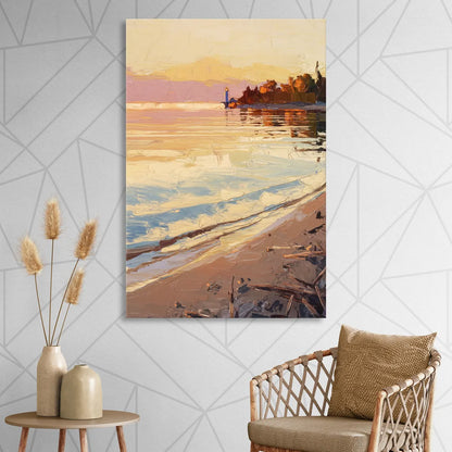 Traverse City Grand Traverse Bay Living Room - Canvas Wall Art