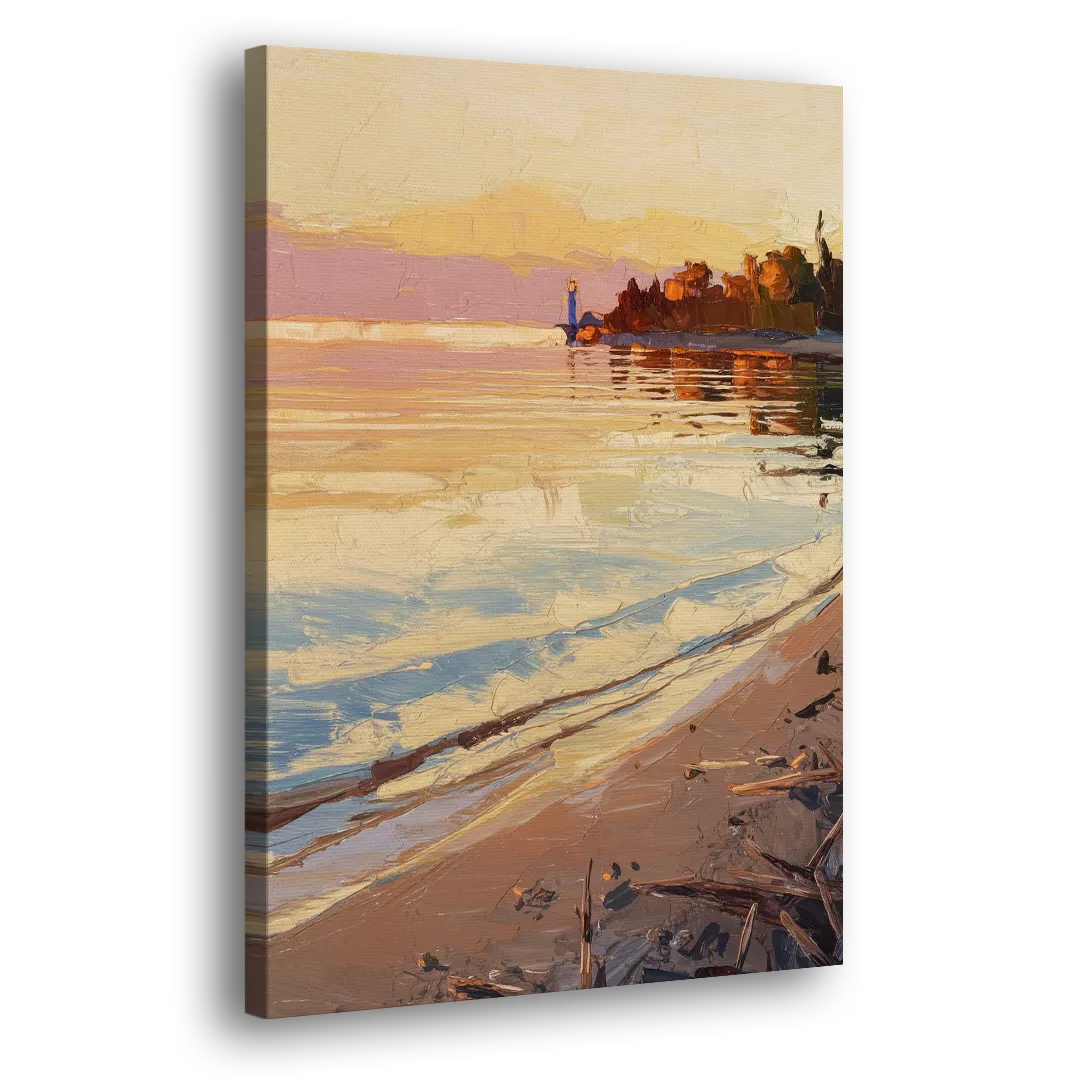 Traverse City Grand Traverse Bay Side - Canvas Wall Art