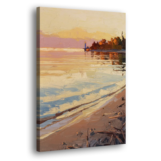 Traverse City Grand Traverse Bay Side - Canvas Wall Art