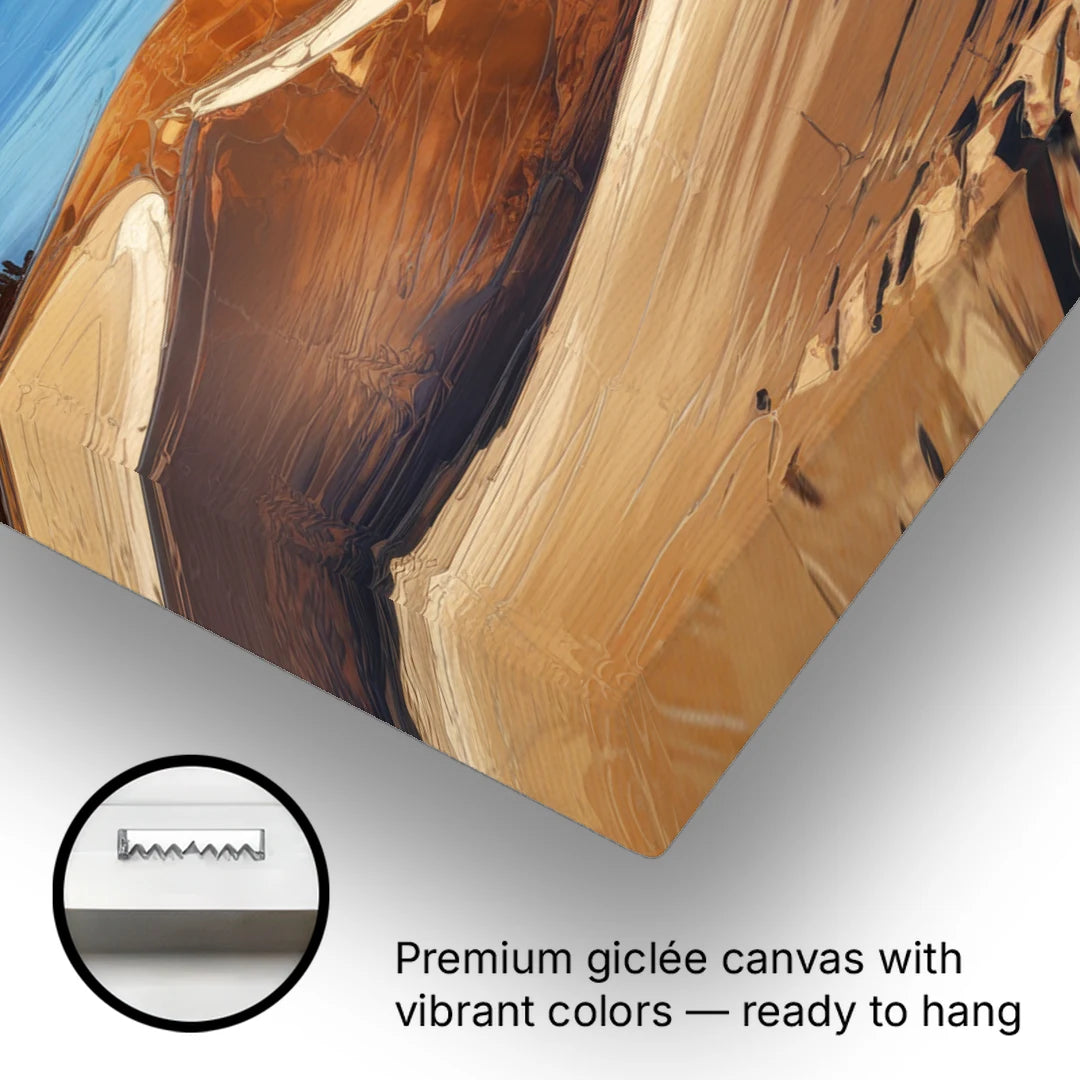 Traverse City Sleeping Bear Dunes - Canvas Wall Art - Gallery Wrap Corner