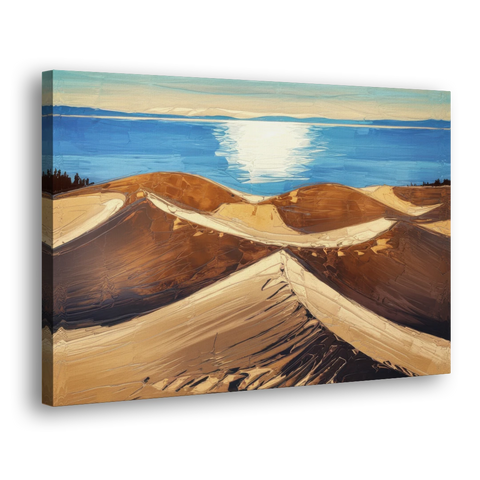 Traverse City Sleeping Bear Dunes - Canvas Wall Art - Side