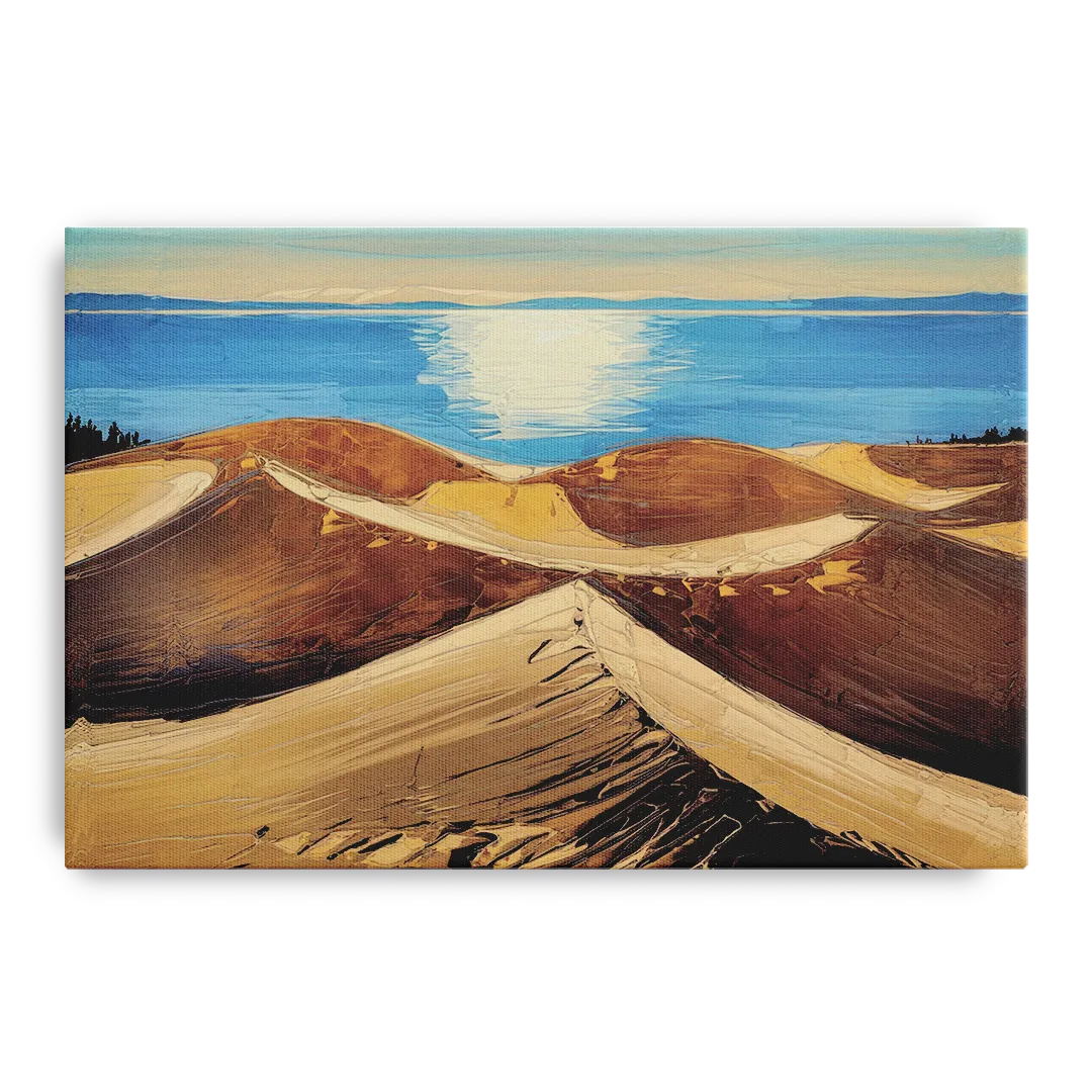 Traverse City Sleeping Bear Dunes Front - Canvas Wall Art