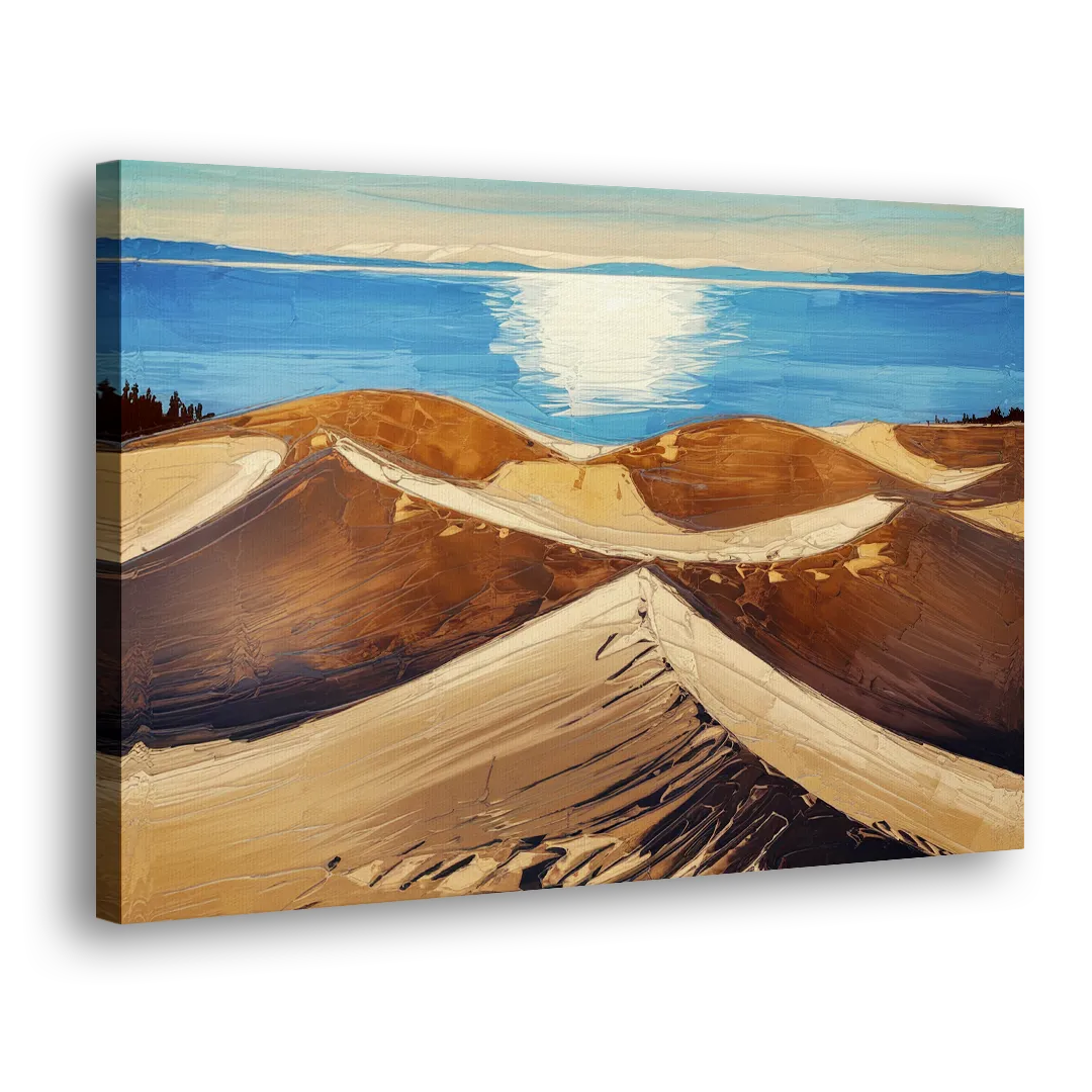 Traverse City Sleeping Bear Dunes Side - Canvas Wall Art