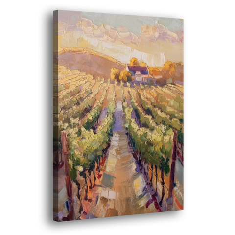 Traverse City Vineyard Scenery - Canvas Wall Art
