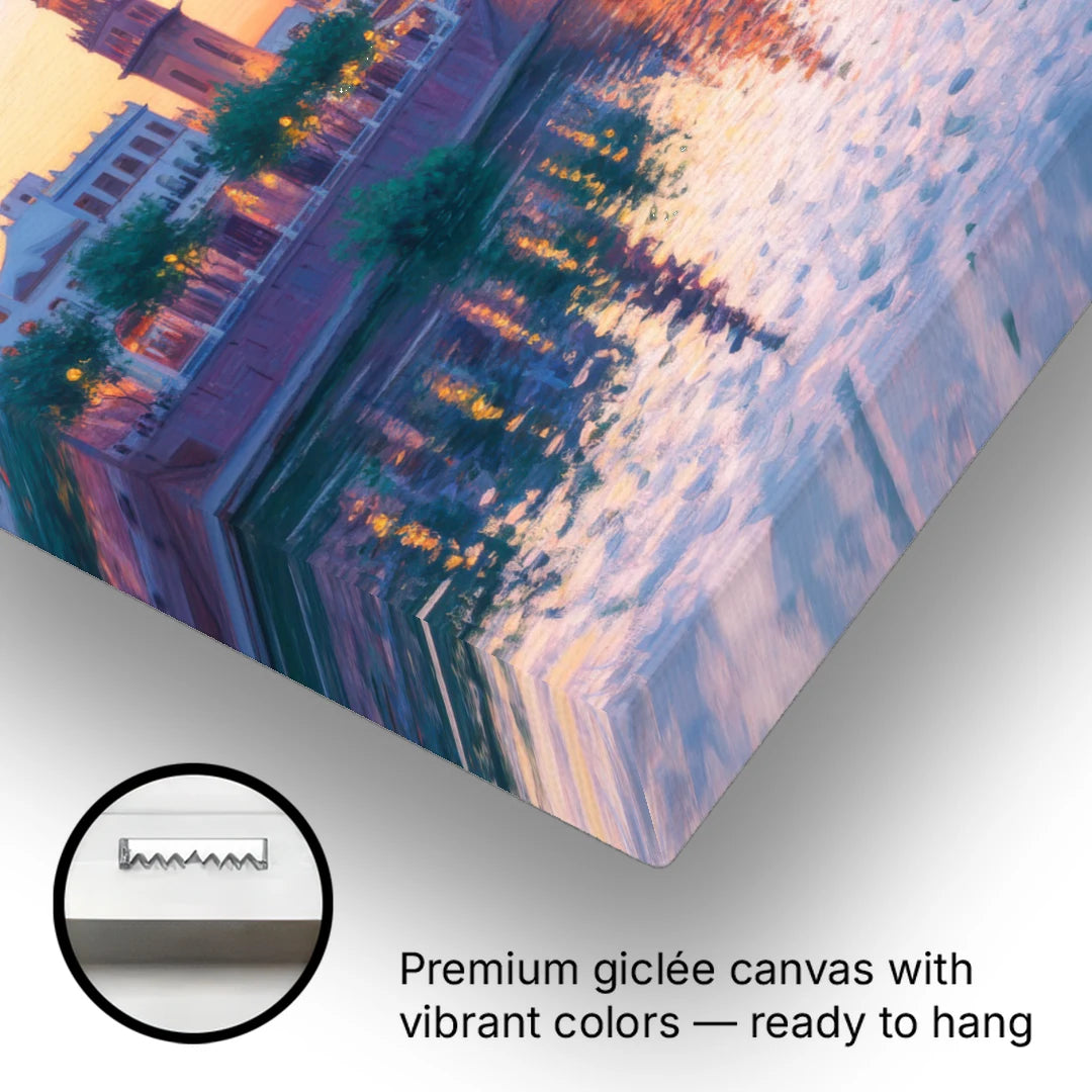Triana Twilight - Canvas Wall Art - Gallery Wrap Corner