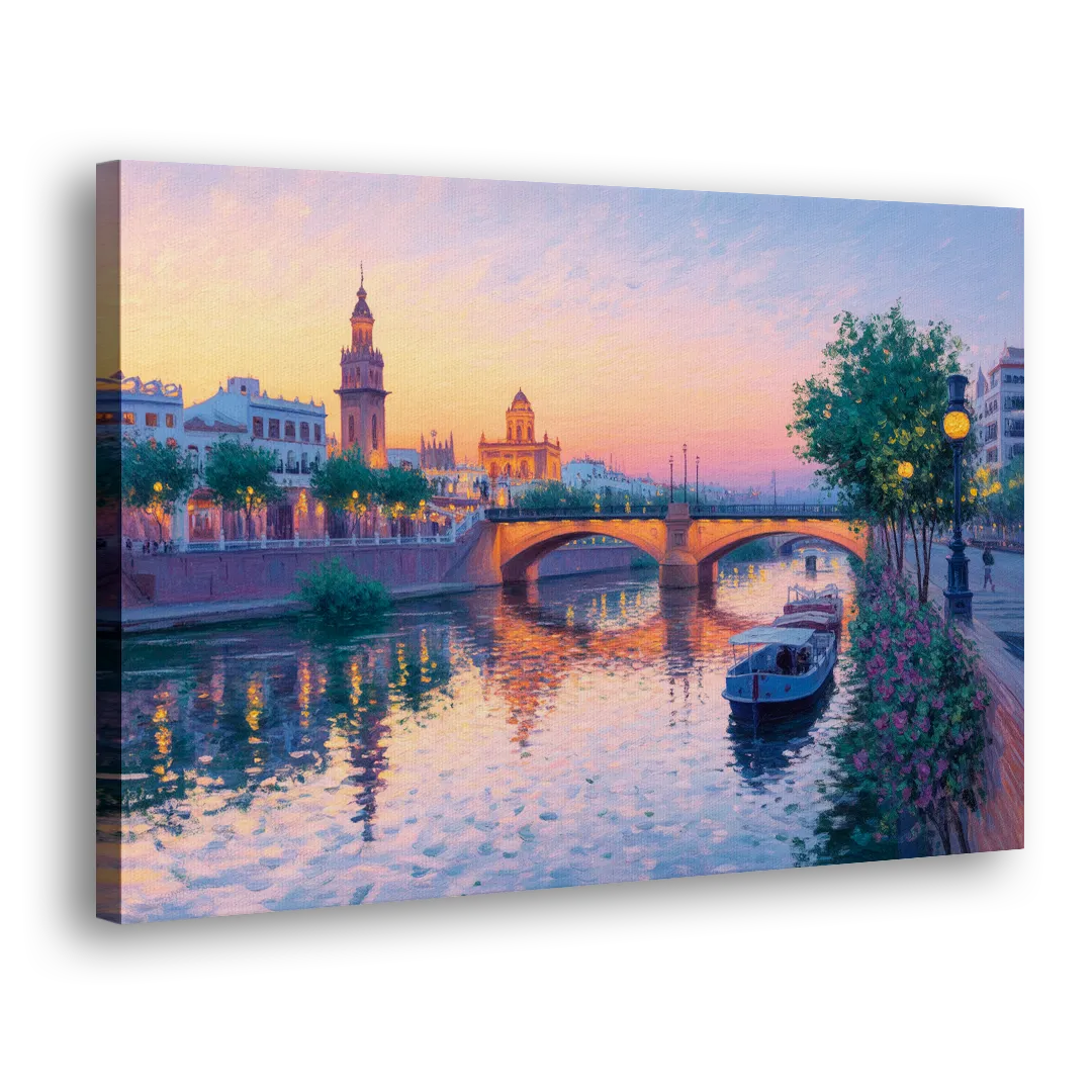 Triana Twilight Side - Canvas Wall Art