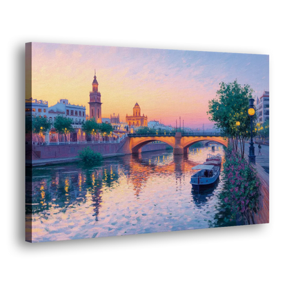 Triana Twilight Side - Canvas Wall Art