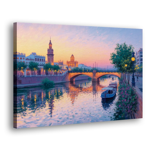 Triana Twilight Side - Canvas Wall Art