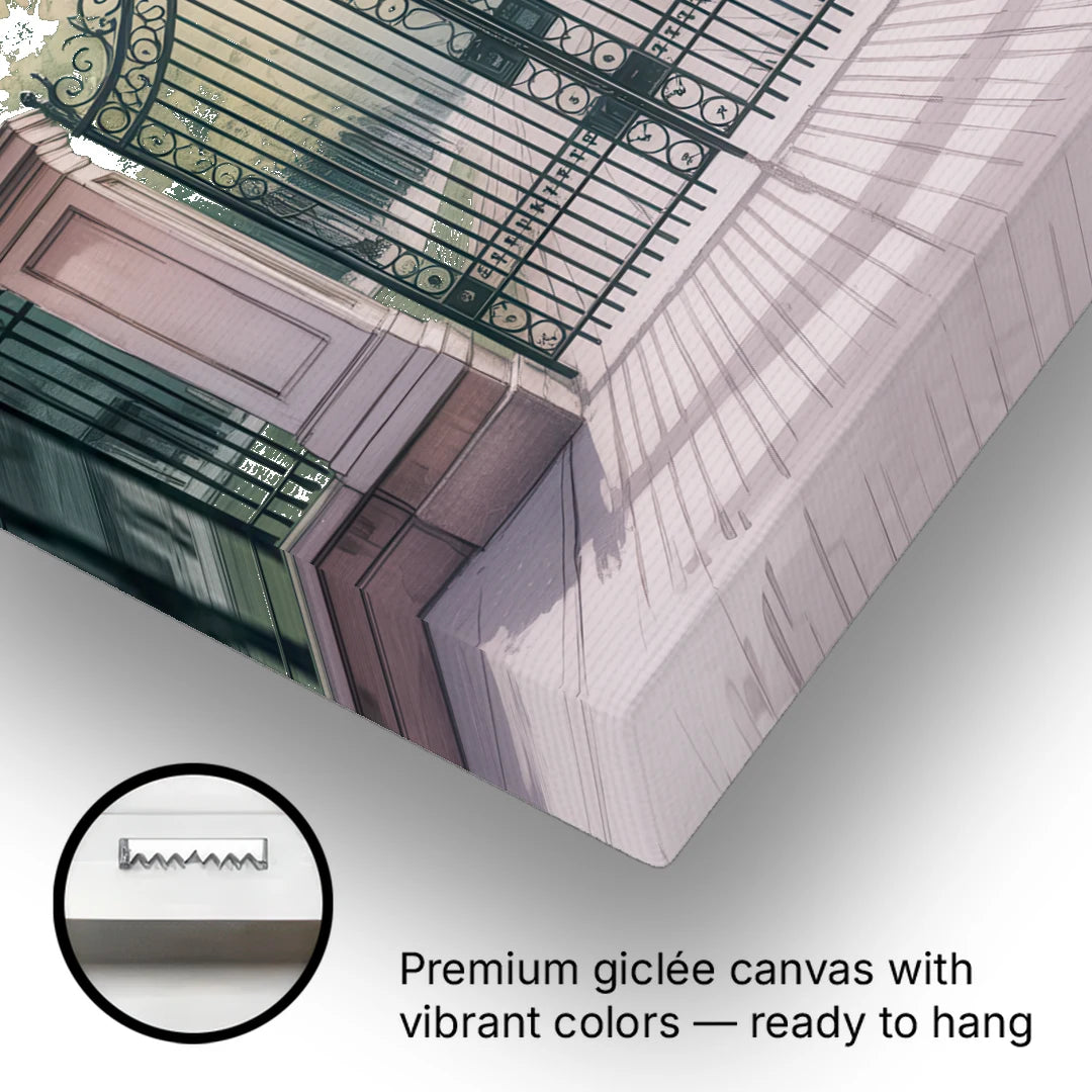Trinity Bellwoods Park - Canvas Wall Art - Gallery Wrap Corner
